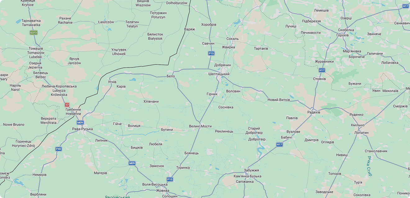 Карта розташування ІП «Червоноград»